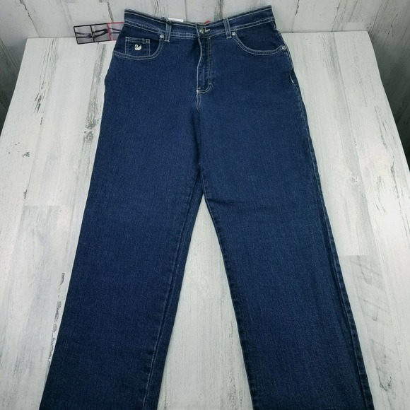 Gloria Vanderbilt Stretch Classic Fit High Rise Jeans‎ Womens Size 10 M Blue NWT - Picture 2 of 10